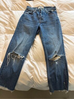 MOTHER Superior Light Blue Denim Jeans